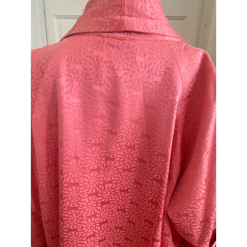 Vintage‎ Coral orange Duster Coat hand made Sz XXL - Picture 8 of 8